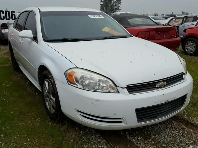 2G1WF5EK2B1106644 - 2011 CHEVROLET IMPALA LS WHITE photo 1