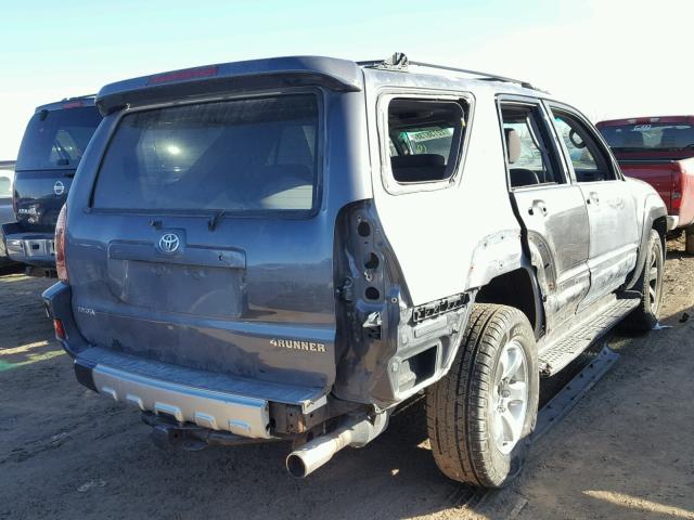 JTEBT14R340034479 - 2004 TOYOTA 4RUNNER SR GRAY photo 4