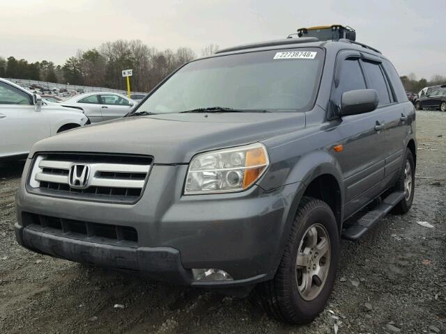 5FNYF28368B030595 - 2008 HONDA PILOT SE GRAY photo 2