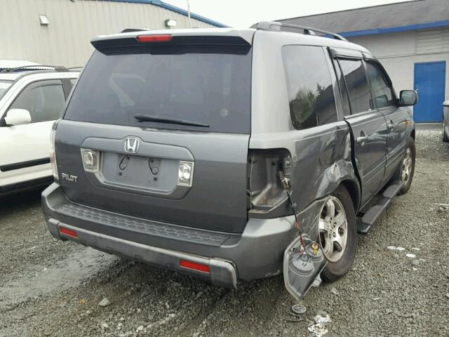 5FNYF28368B030595 - 2008 HONDA PILOT SE GRAY photo 4