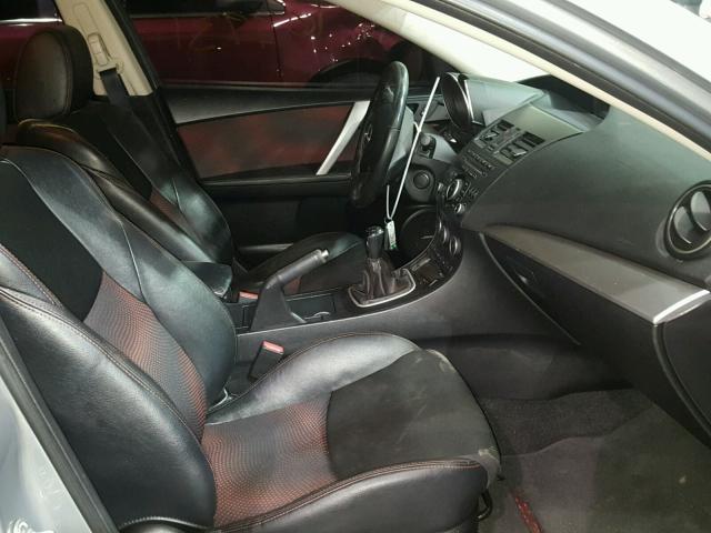 JM1BL1L36C1596032 - 2012 MAZDA SPEED 3 SILVER photo 5