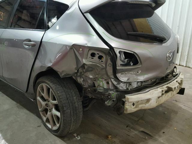 JM1BL1L36C1596032 - 2012 MAZDA SPEED 3 SILVER photo 9
