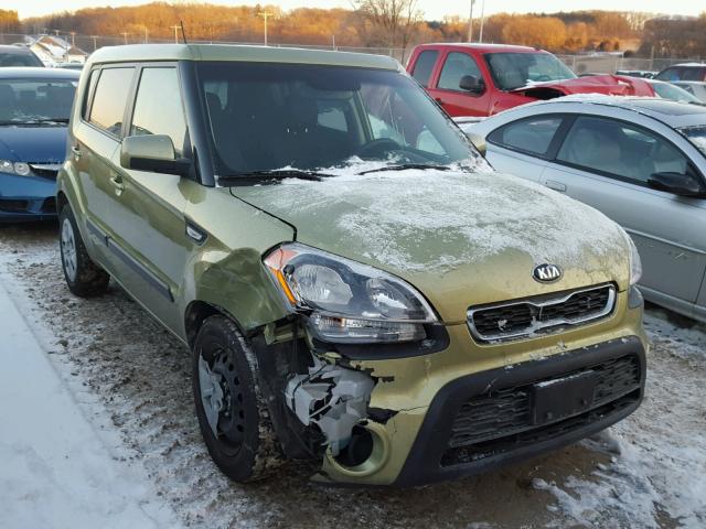 KNDJT2A52D7562495 - 2013 KIA SOUL GREEN photo 1