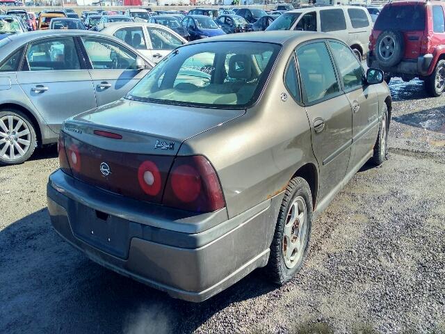 2G1WH55K629127301 - 2002 CHEVROLET IMPALA LS BROWN photo 4