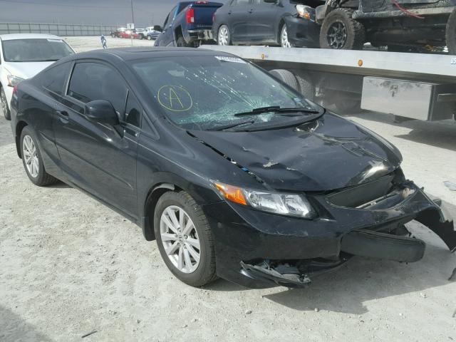 2HGFG3B88CH549599 - 2012 HONDA CIVIC EX BLACK photo 1