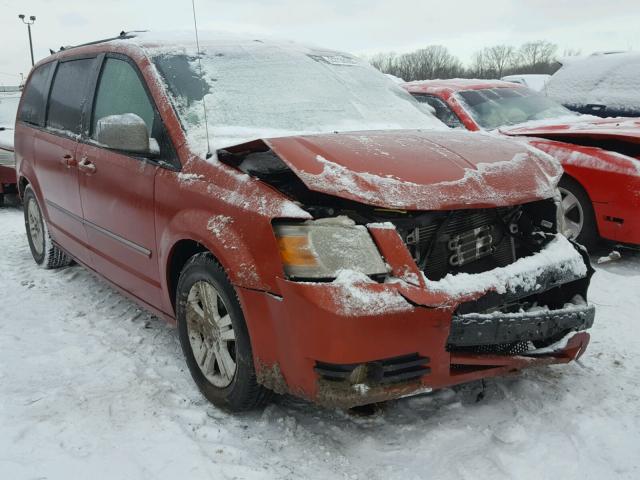 2D8HN54X68R685942 - 2008 DODGE GRAND CARA ORANGE photo 1