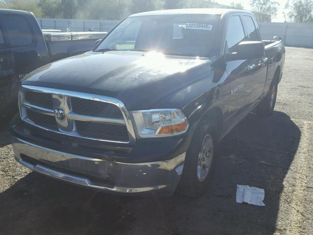 1C6RD6GP1CS265916 - 2012 DODGE RAM 1500 S BLACK photo 2