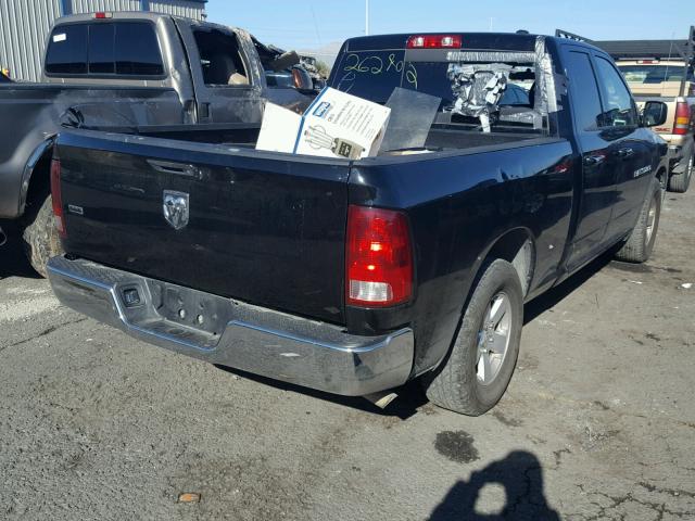 1C6RD6GP1CS265916 - 2012 DODGE RAM 1500 S BLACK photo 4