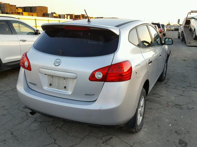 JN8AS5MT6AW019719 - 2010 NISSAN ROGUE S SILVER photo 4