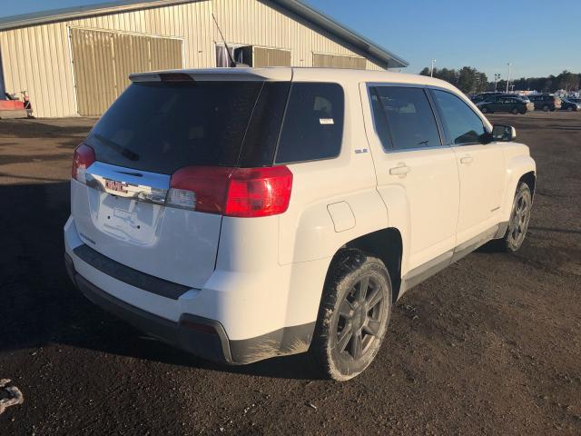 2GKALMEK2D6126911 - 2013 GMC TERRAIN SL WHITE photo 4