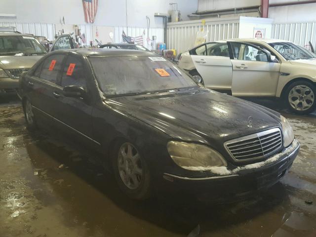 WDBNG75J71A143940 - 2001 MERCEDES-BENZ S 500 BLACK photo 1