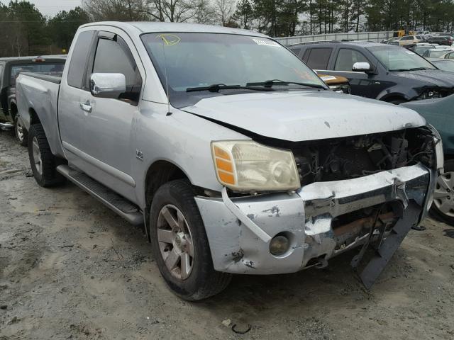 1N6AA06B94N522934 - 2004 NISSAN TITAN XE SILVER photo 1