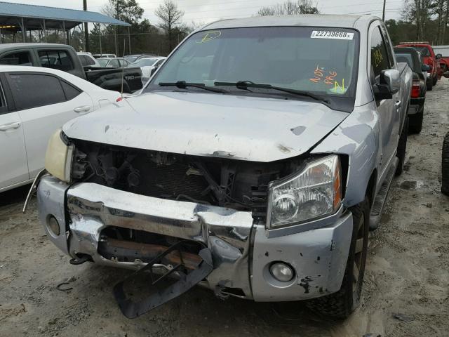 1N6AA06B94N522934 - 2004 NISSAN TITAN XE SILVER photo 9