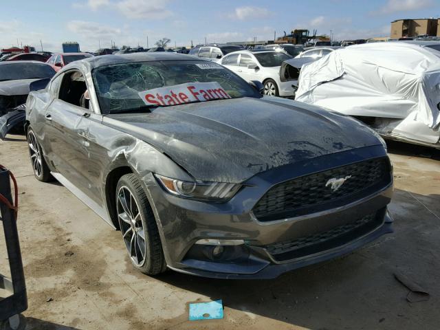 1FA6P8TH9G5205938 - 2016 FORD MUSTANG GRAY photo 1