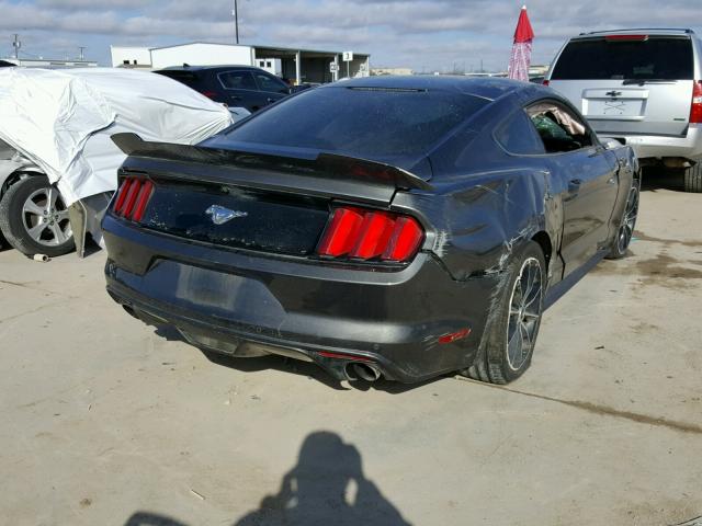 1FA6P8TH9G5205938 - 2016 FORD MUSTANG GRAY photo 4