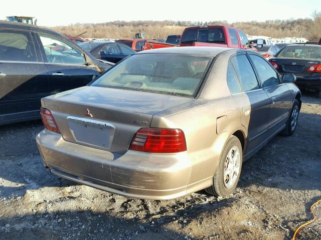 4A3AA46G8XE145942 - 1999 MITSUBISHI GALANT ES GRAY photo 4