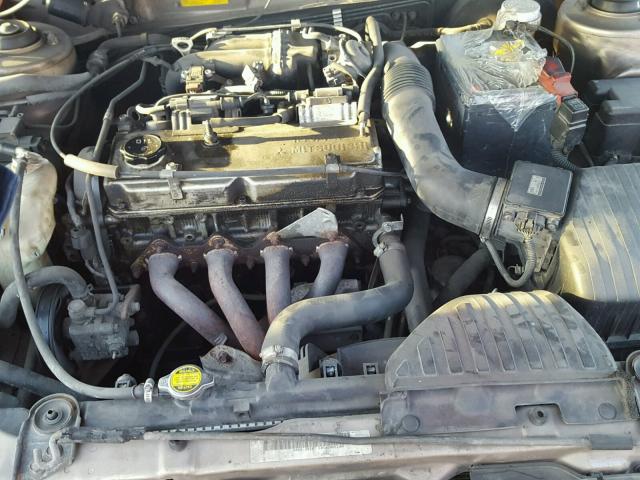 4A3AA46G8XE145942 - 1999 MITSUBISHI GALANT ES GRAY photo 7