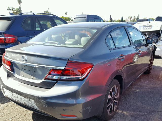 19XFB2F91DE207421 - 2013 HONDA CIVIC EXL GRAY photo 4