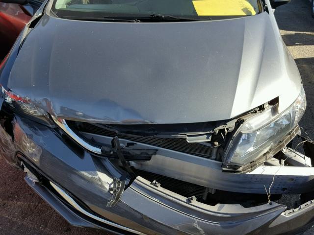 19XFB2F91DE207421 - 2013 HONDA CIVIC EXL GRAY photo 7