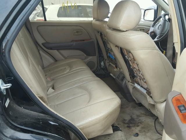 JT6GF10U9Y0073666 - 2000 LEXUS RX 300 BLACK photo 6