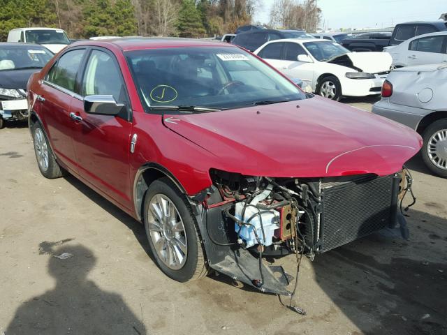 3LNHL2GC5AR658027 - 2010 LINCOLN MKZ BURGUNDY photo 1