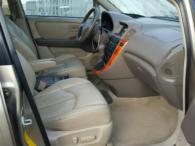 JT6HF10U1Y0124291 - 2000 LEXUS RX 300 GOLD photo 5