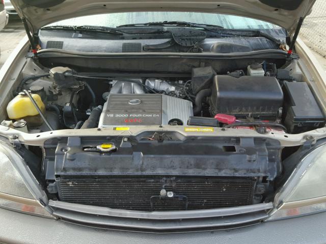 JT6HF10U1Y0124291 - 2000 LEXUS RX 300 GOLD photo 7