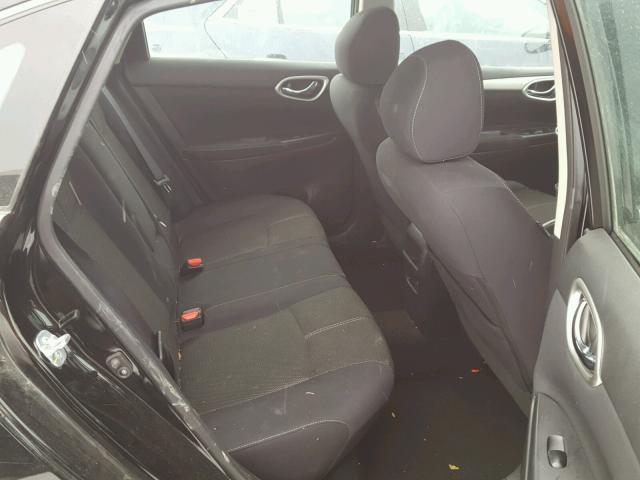 3N1AB7AP9FY342096 - 2015 NISSAN SENTRA S BLACK photo 6