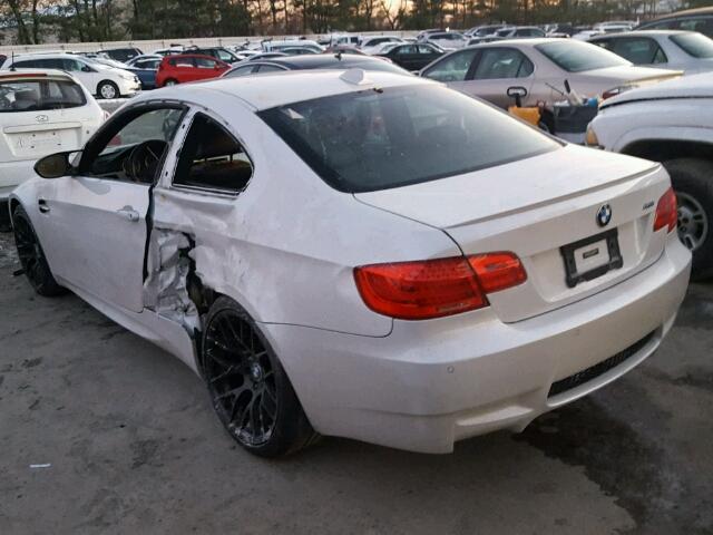 WBSKG9C53CE798901 - 2012 BMW M3 WHITE photo 9