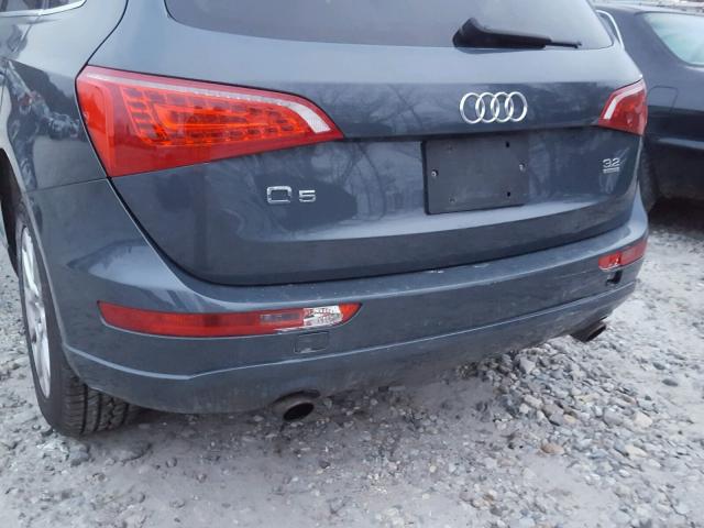 WA1LKAFPXAA070970 - 2010 AUDI Q5 PREMIUM GRAY photo 9