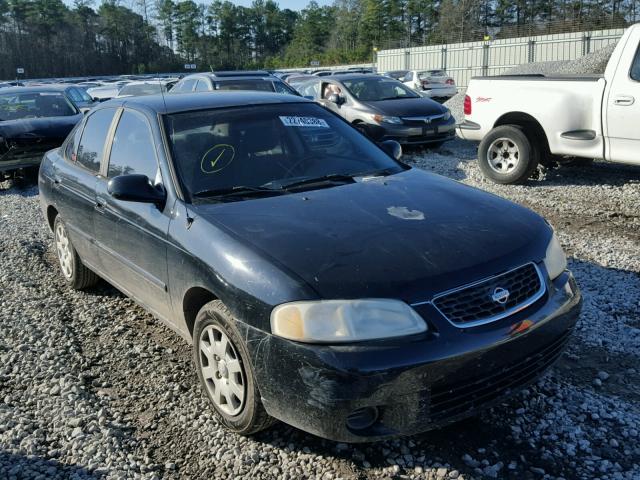 3N1CB51D41L511062 - 2001 NISSAN SENTRA XE BLACK photo 1