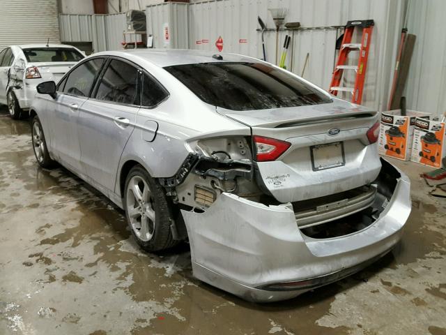 3FA6P0G73GR383201 - 2016 FORD FUSION S SILVER photo 3