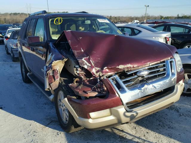 1FMEU64E76ZA17574 - 2006 FORD EXPLORER E MAROON photo 1