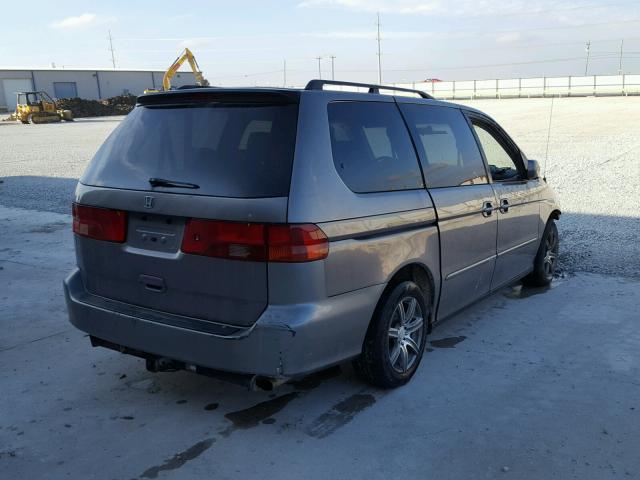 2HKRL1869YH576259 - 2000 HONDA ODYSSEY EX GRAY photo 4