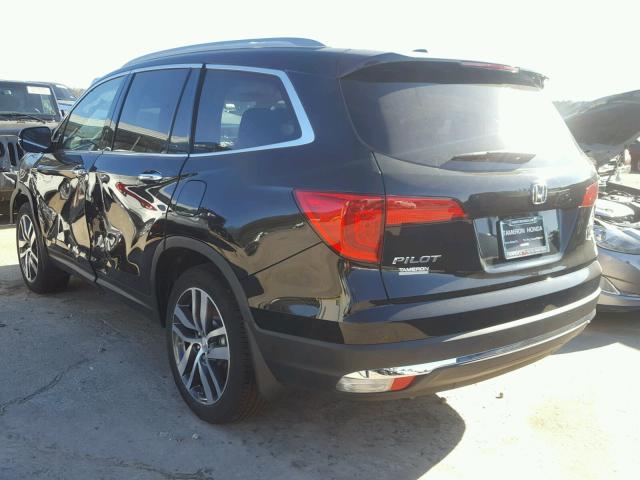 5FNYF5H95HB038273 - 2017 HONDA PILOT TOUR BLACK photo 3