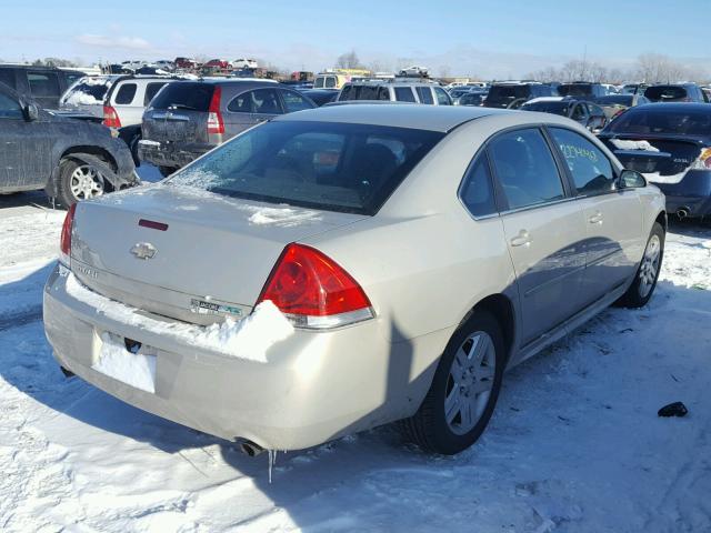 2G1WG5E34C1216084 - 2012 CHEVROLET IMPALA LT GOLD photo 4