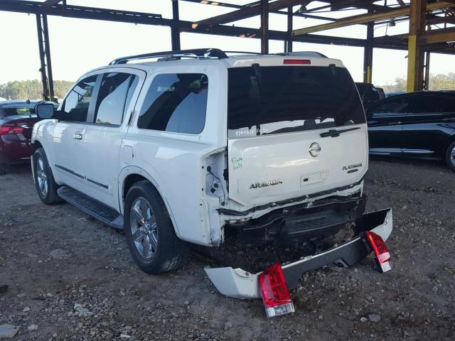 5N1BA0NF1DN610979 - 2013 NISSAN ARMADA PLA WHITE photo 3