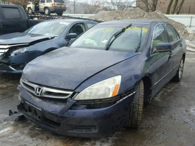 1HGCM66336A036646 - 2006 HONDA ACCORD LX BLUE photo 2