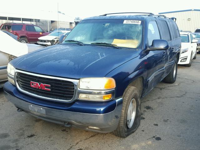 3GKEC16T52G336394 - 2002 GMC YUKON XL C BLUE photo 2