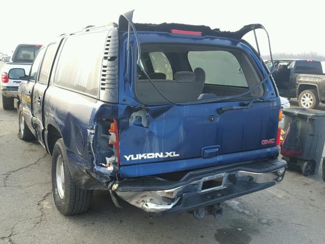 3GKEC16T52G336394 - 2002 GMC YUKON XL C BLUE photo 3