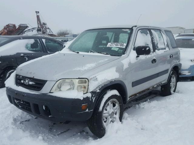 JHLRD1851VC037083 - 1997 HONDA CR-V LX SILVER photo 2