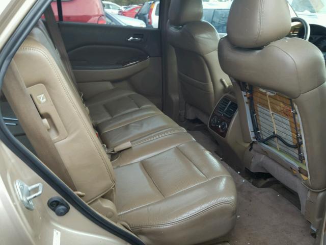 2HNYD18651H503469 - 2001 ACURA MDX TOURIN GOLD photo 6