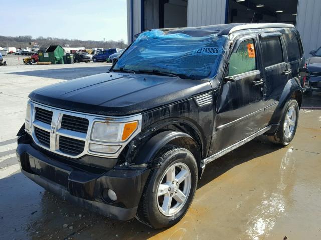 1D8GT58K57W719553 - 2007 DODGE NITRO SLT BLACK photo 2