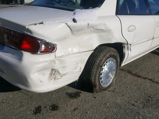 2G4WS55J831270374 - 2003 BUICK CENTURY CU WHITE photo 9