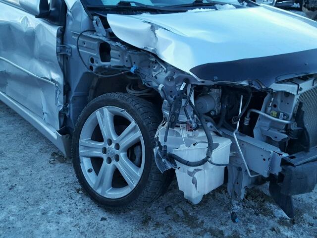 2T1BE40E79C024571 - 2009 TOYOTA COROLLA XR SILVER photo 9