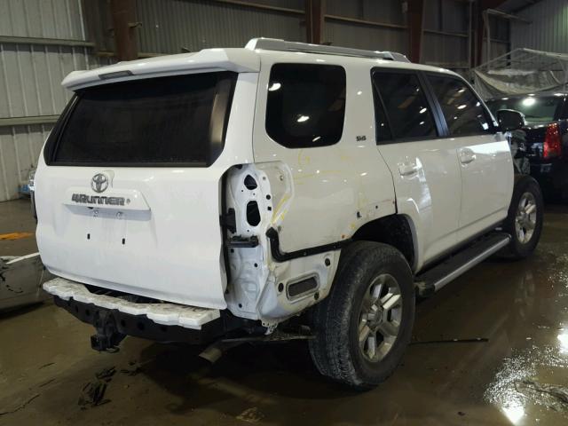 JTEZU5JR7E5074155 - 2014 TOYOTA 4RUNNER SR WHITE photo 4