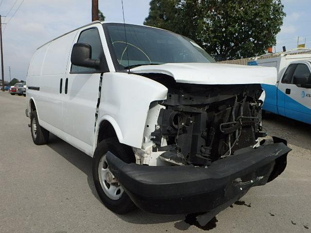 1GCWGFCA5D1111379 - 2013 CHEVROLET EXPRESS G2 WHITE photo 1