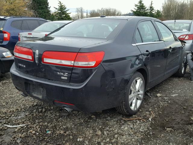3LNHL2JC5AR605725 - 2010 LINCOLN MKZ შავი ფოტო 4