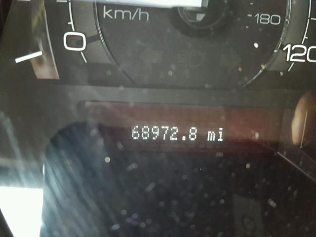 3LNHL2JC5AR605725 - 2010 LINCOLN MKZ შავი ფოტო 8