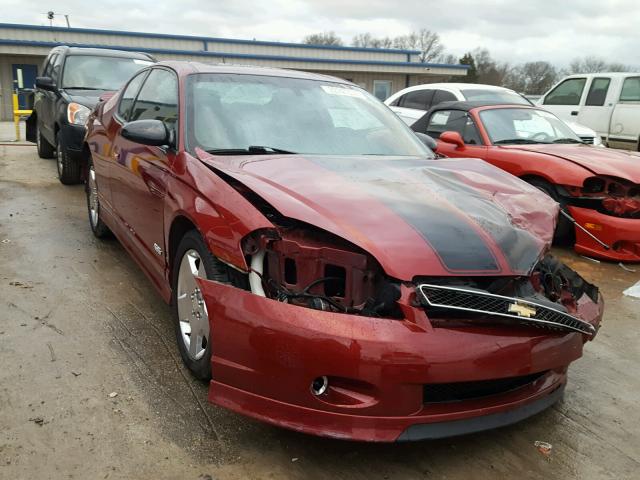 2G1WL15C579417701 - 2007 CHEVROLET MONTE CARL MAROON photo 1